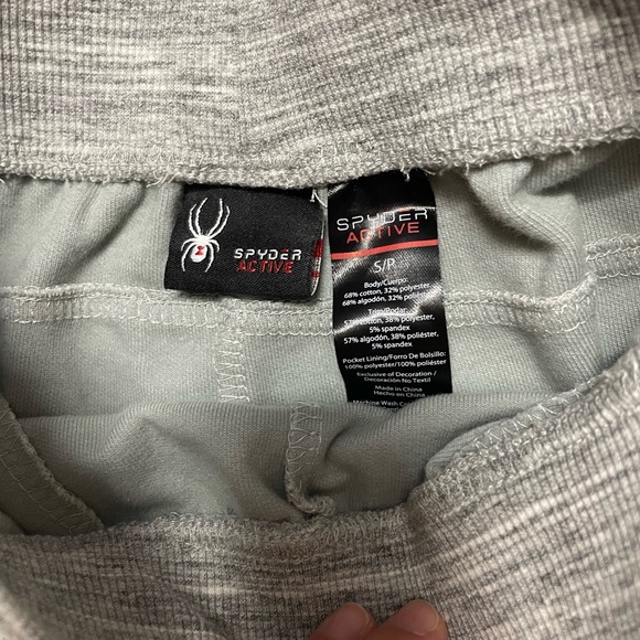 Spyder Light Gray Kids Joggers( size: s/p) - Picture 3 of 8